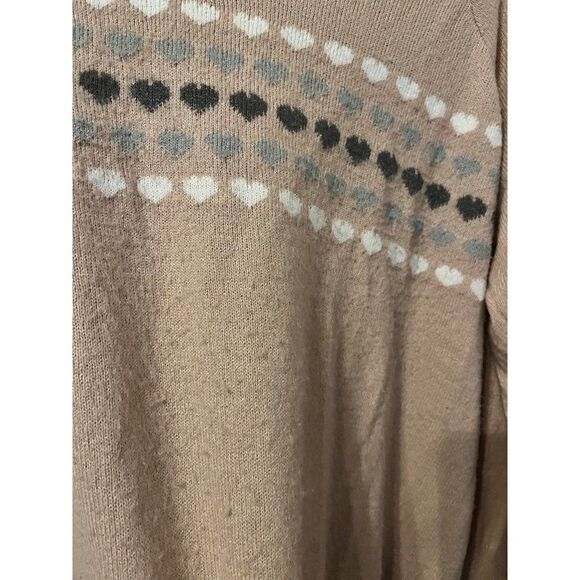 Torrid size 3 super soft sweater shirt top pink hearts - Picture 2 of 4